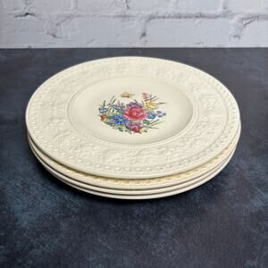 Vintage Wedgwood Wellesley Tintern Floral Salad Plates Set of 4